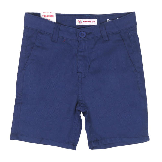 Boys Short Cotton Basic S6- NAVY