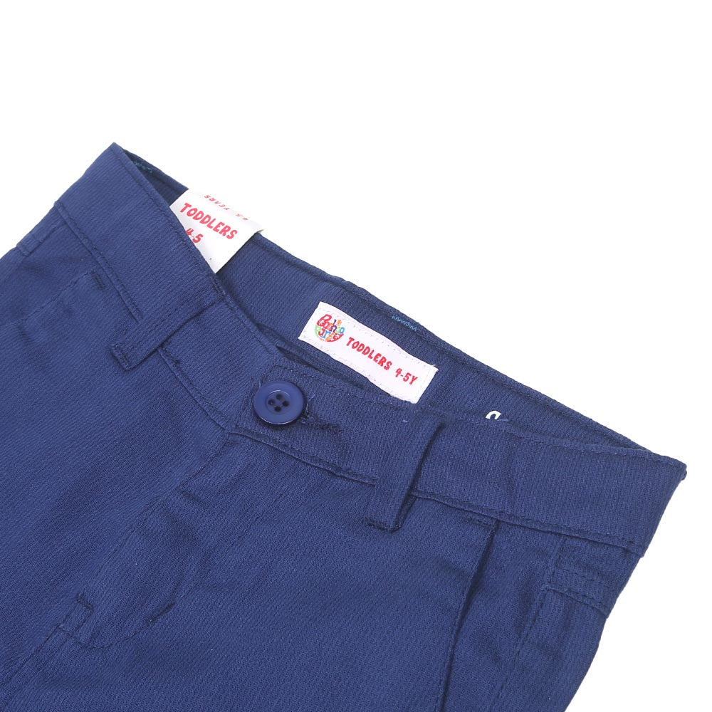 Boys Short Cotton Basic S6- NAVY