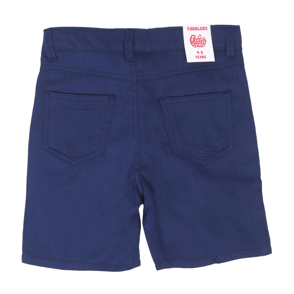 Boys Short Cotton Basic S6- NAVY