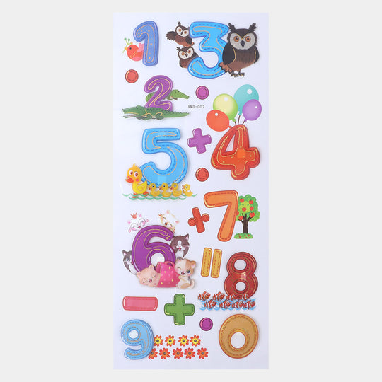 Kids Room Decor Alphanumeric Sticker