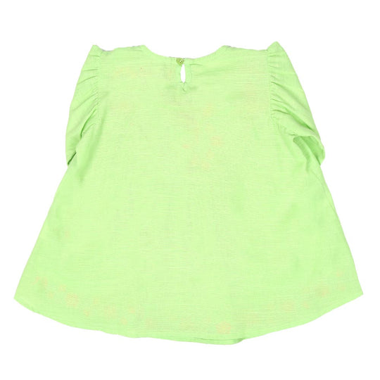 Girls Top G&D EMB - Green