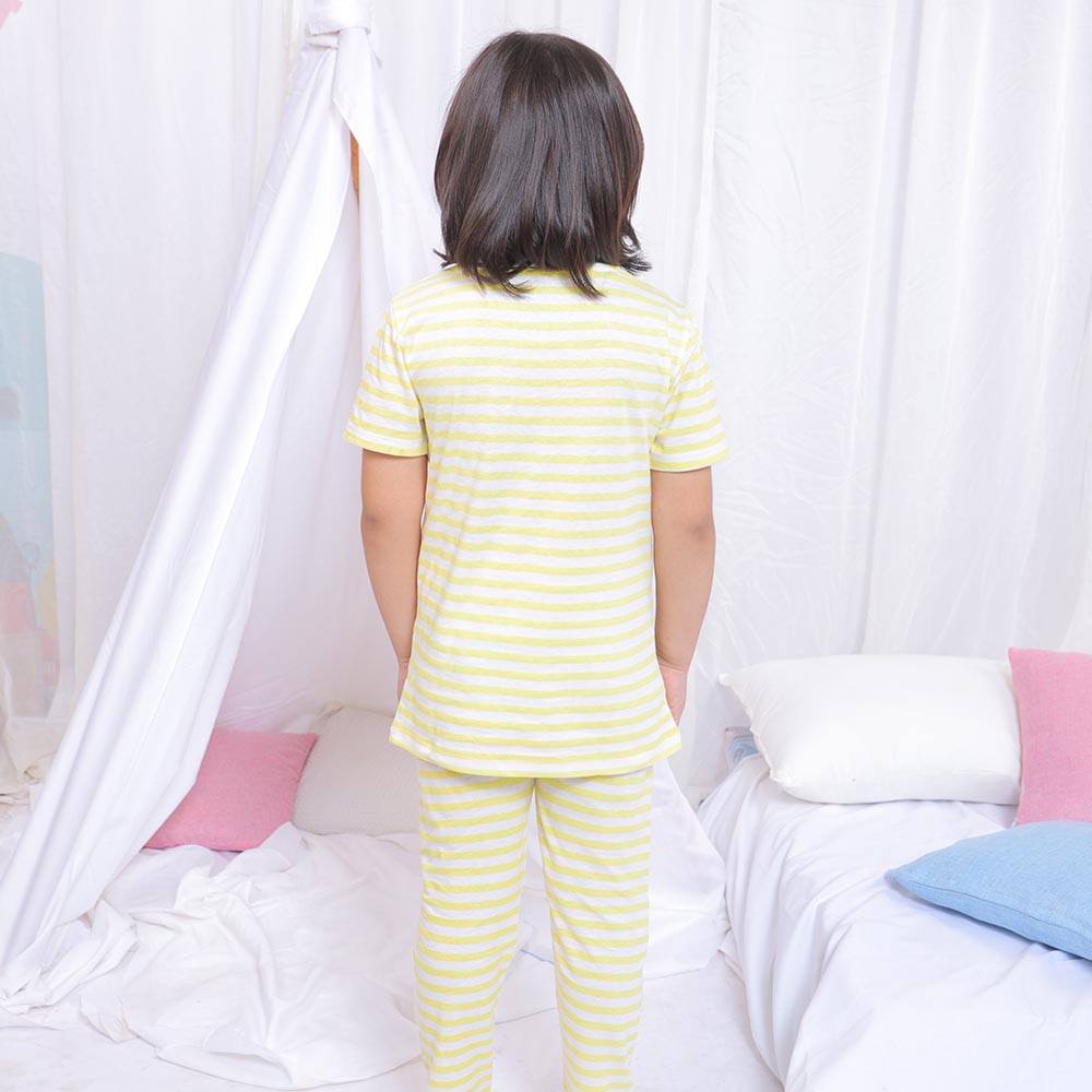 Boys Knitted Nightwear Energy - White