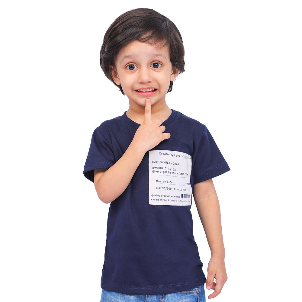 Bp-Boys T-Shirt I Am In Artist - Navy