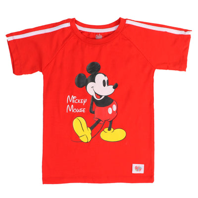 Boys T-Shirt H/S Mic-Red