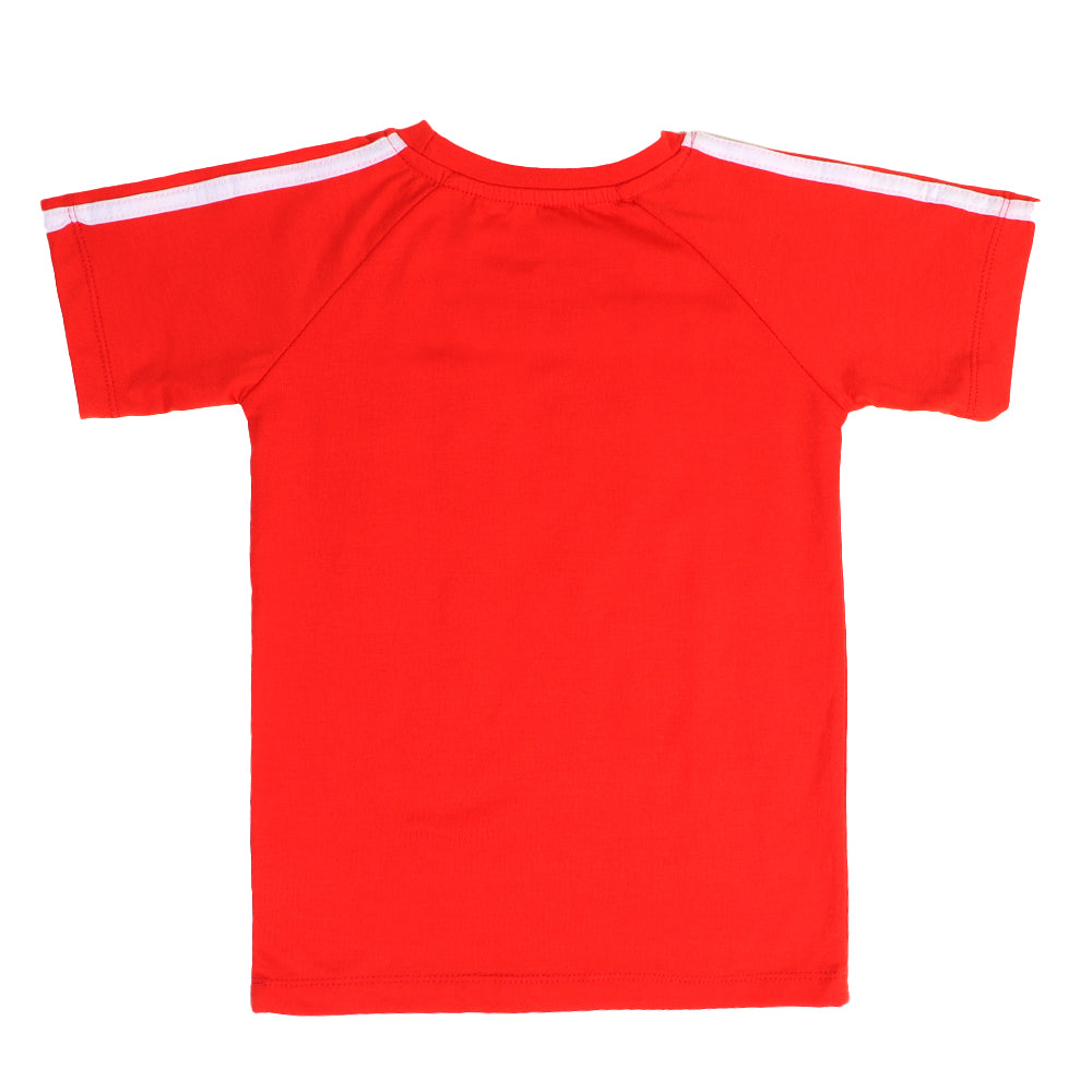 Boys T-Shirt H/S Mic-Red