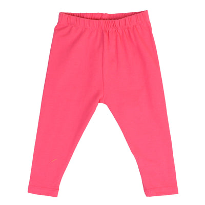 Infant Girls Plain Basic T-Hot Pink