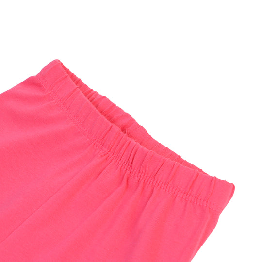 Infant Girls Plain Basic T-Hot Pink