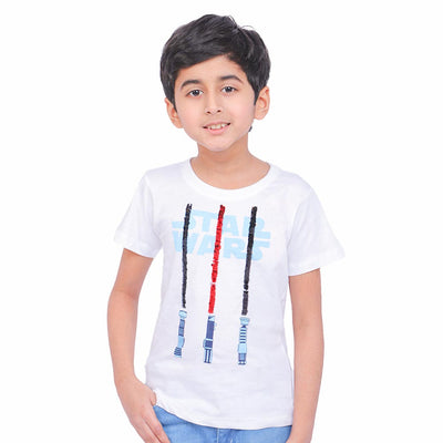 Boys T-Shirt H/S  - White