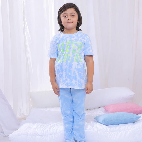 Boys Knitted Nightwear Sleep Mood-Blue