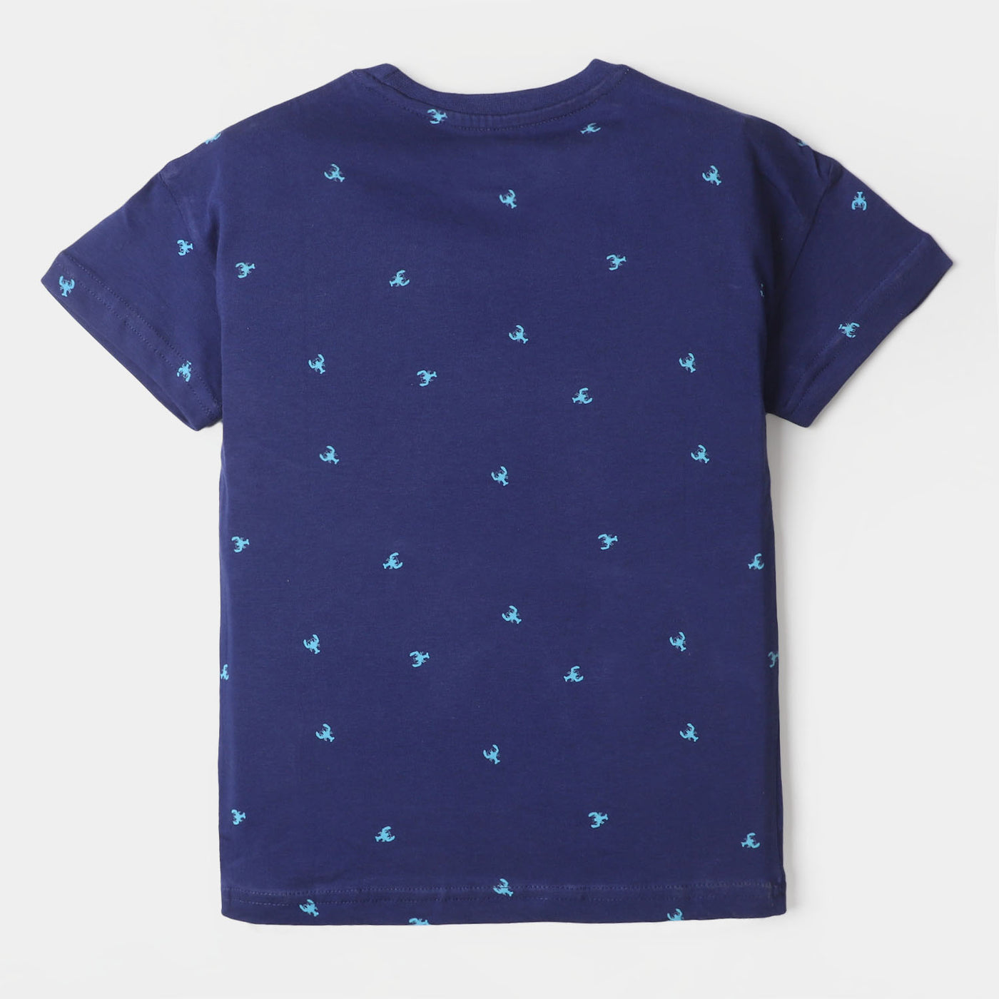 Boys Cotton T-Shirt Surf Crew - Navy Blue