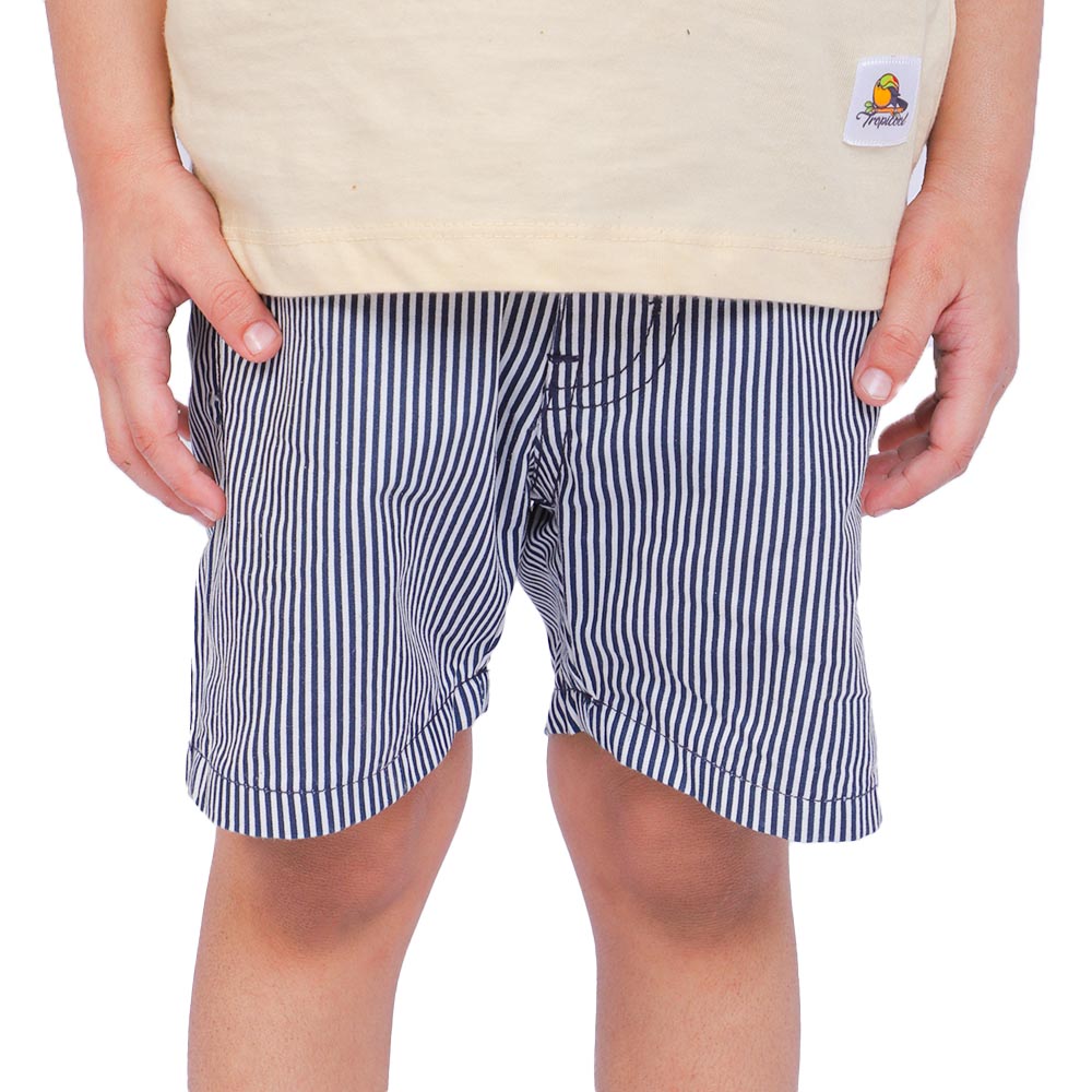 Boys Short Cotton- Stripe