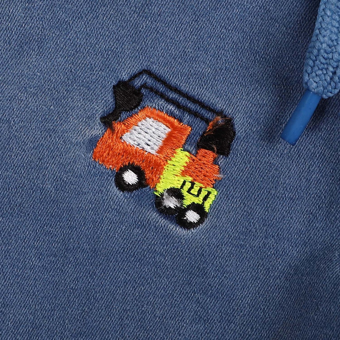Infant Boys Denim Pant Construction| LIGHT BLUE