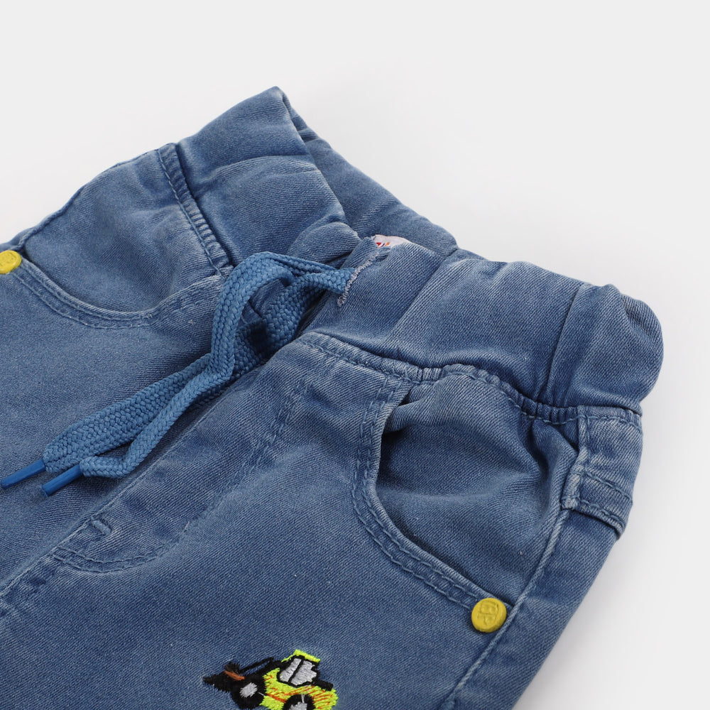 Infant Boys Denim Pant Construction| LIGHT BLUE