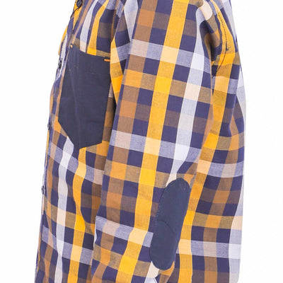 Boys Casual Shirt Check Yellow - Y-Check