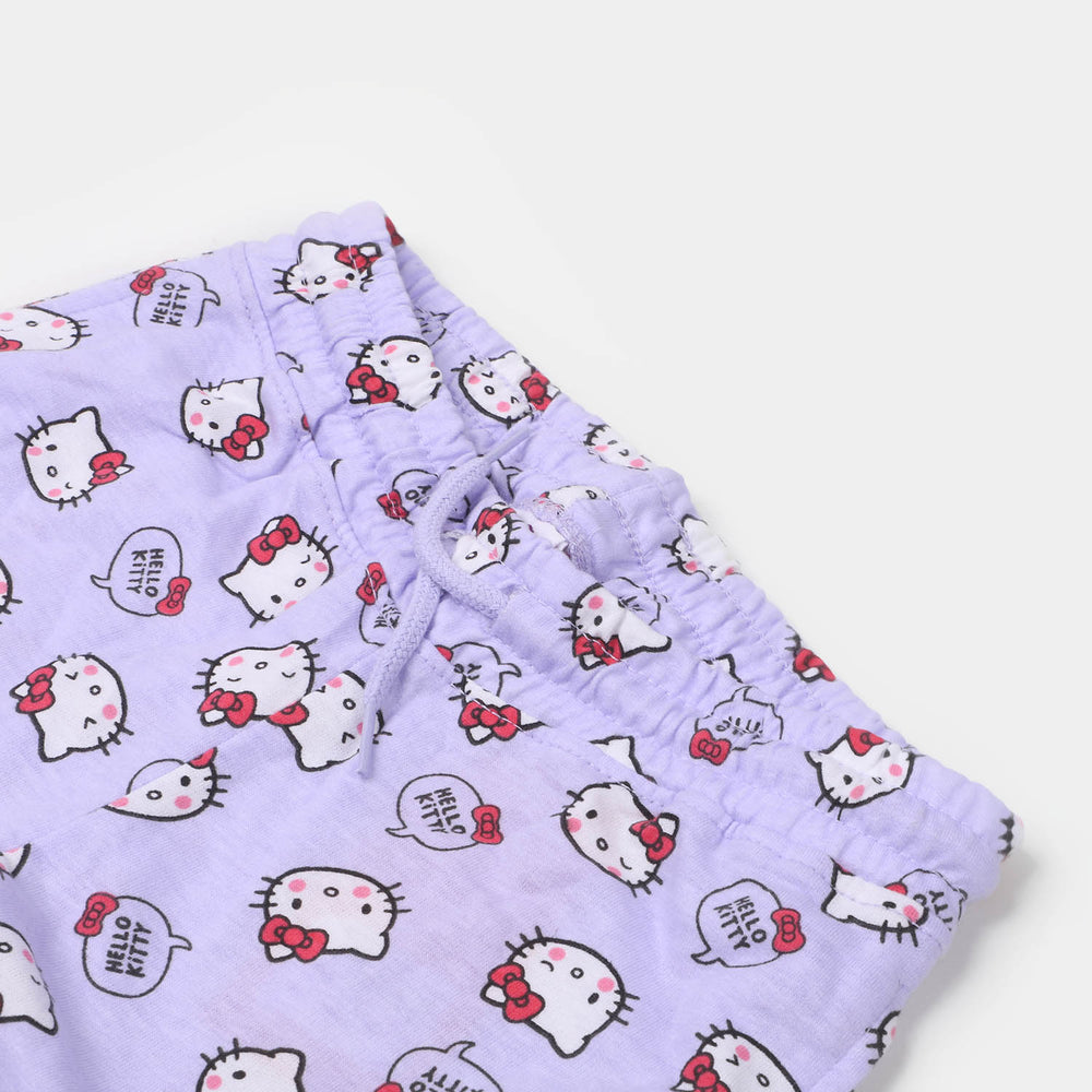 Girls Terry Pyjama Character - Light Purple