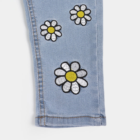 Girls Denim Pant Daisy - LIGHT BLUE