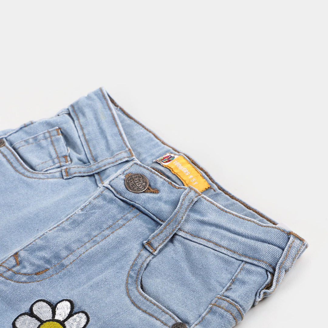 Girls Denim Pant Daisy - LIGHT BLUE