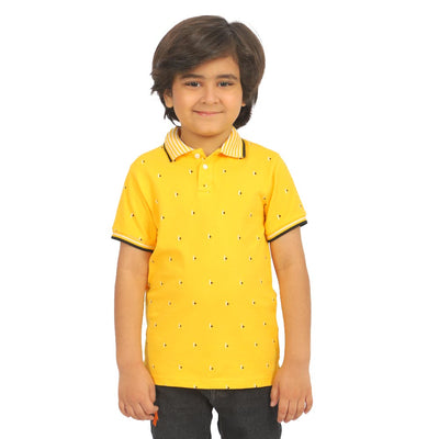 Boys Polo Pyramid - Yellow