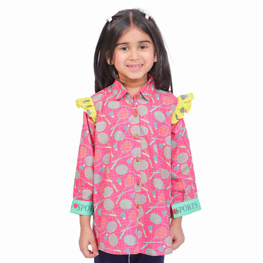 Sports Top For Girls - Pink