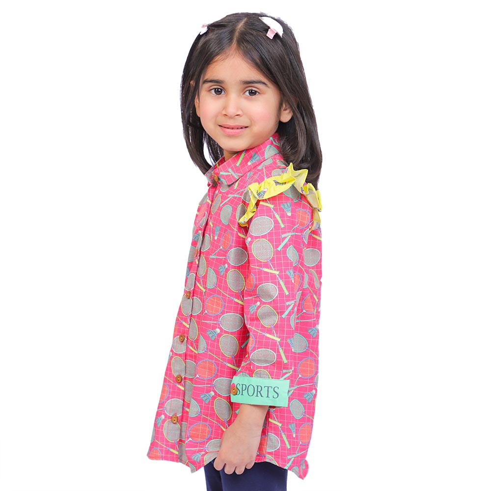 Sports Top For Girls - Pink