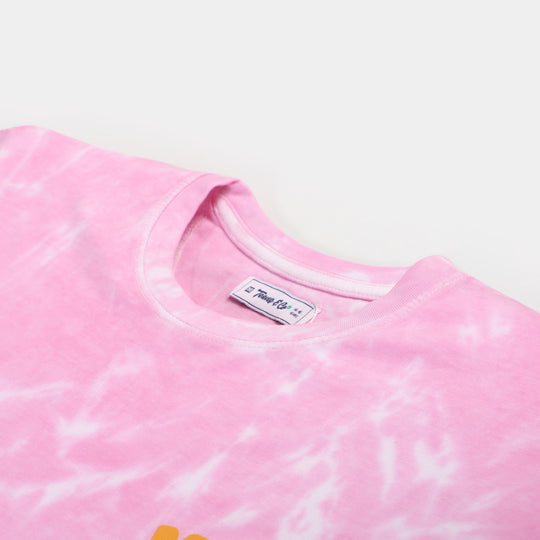 Teens Girls Cotton T-Shirt Miami - Multi