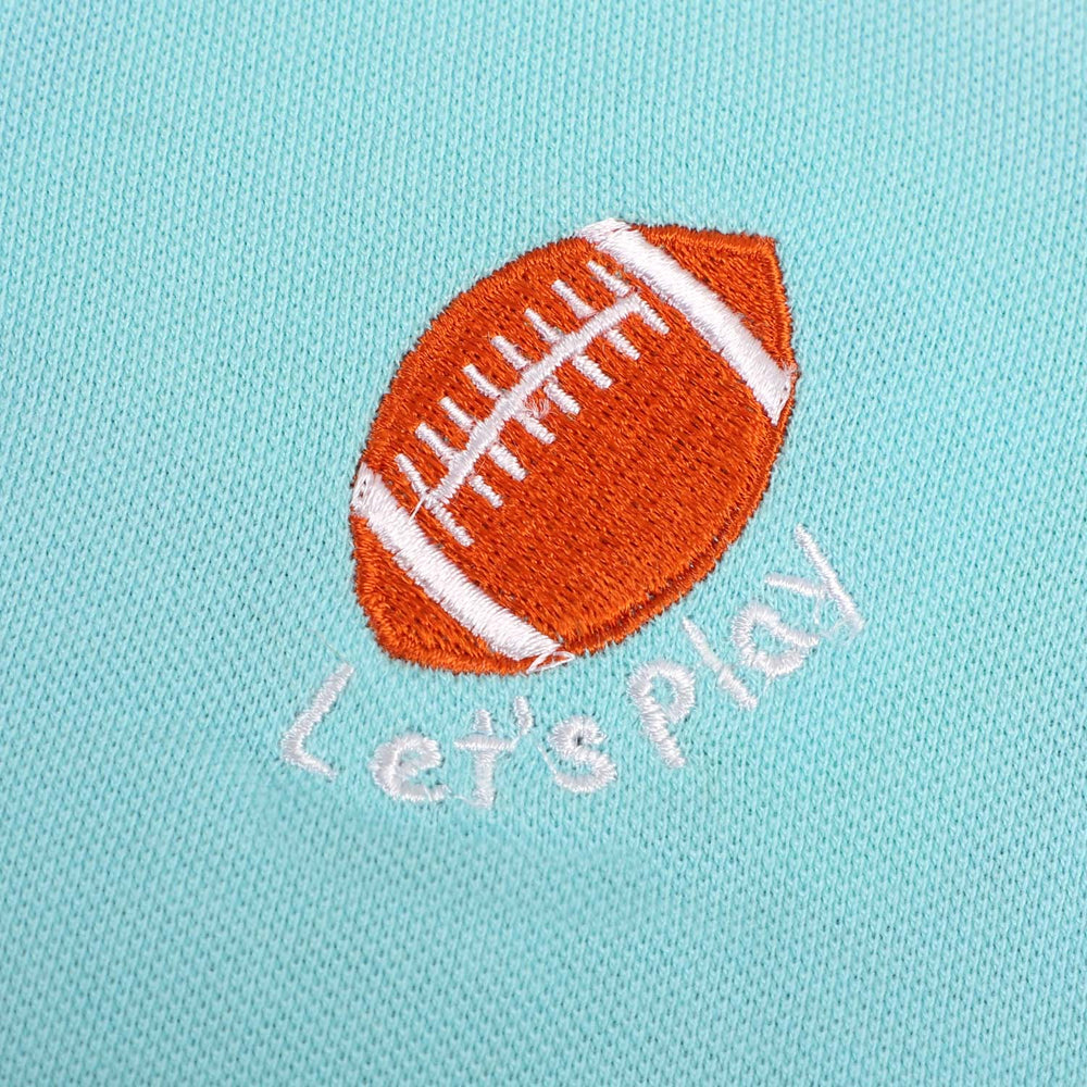 Infant Boys Cotton Polo T-Shirt Lets Play - Multi