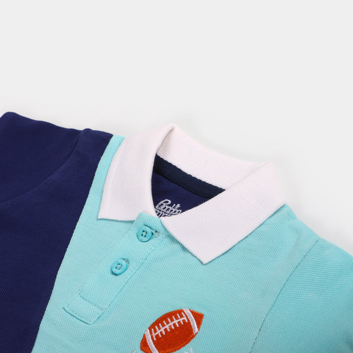 Infant Boys Cotton Polo T-Shirt Lets Play - Multi