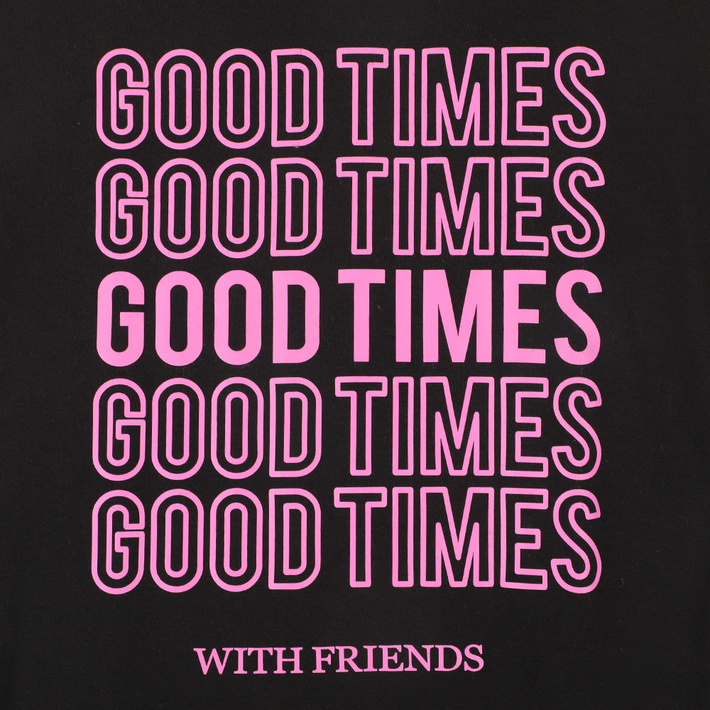 Girls T-Shirt Good Times - BLACK