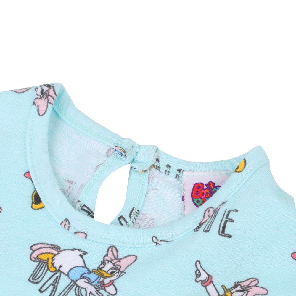 Infant Girls T-Shirt Mini Daisy - Sea Green