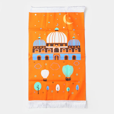 Kids Islamic Prayer Mat | 4Years | Light Orange