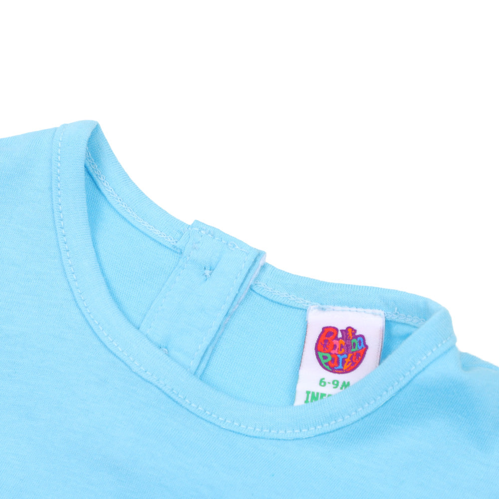 Infant Girls T-Shirt Together - Light Blue