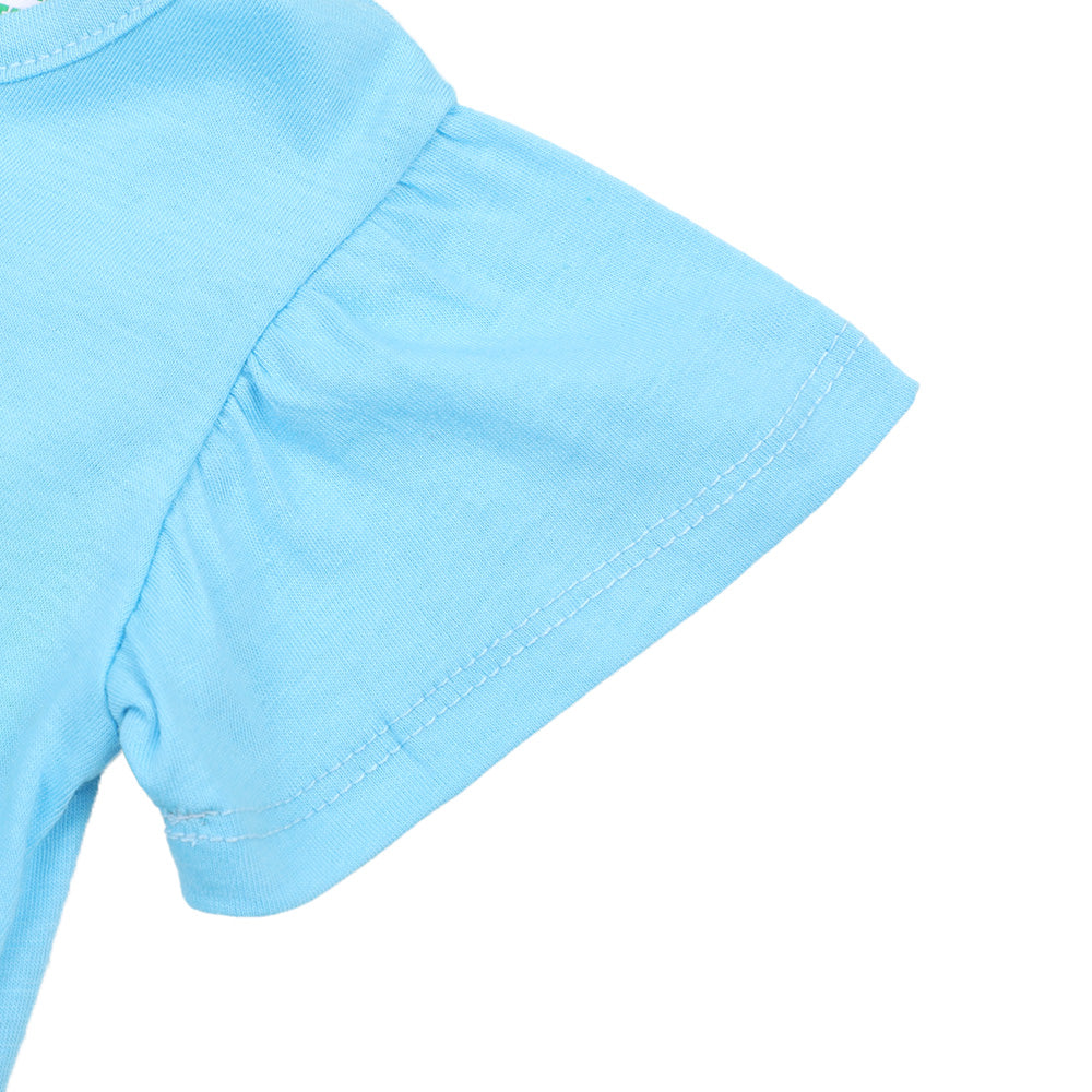 Infant Girls T-Shirt Together - Light Blue