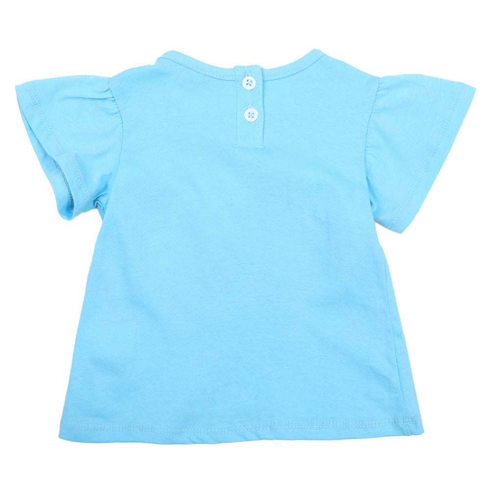 Infant Girls T-Shirt Together - Light Blue