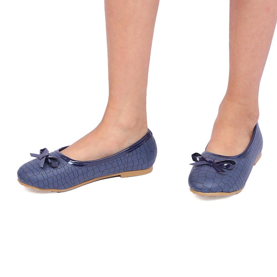 Girls Pumps 910-1 - Navy