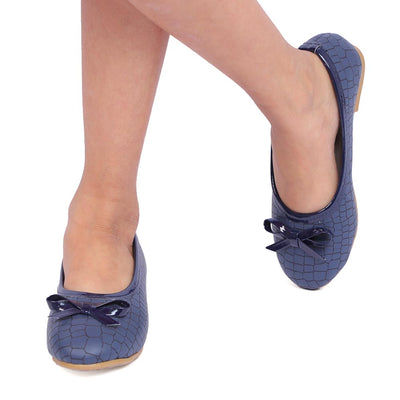 Girls Pumps 910-1 - Navy