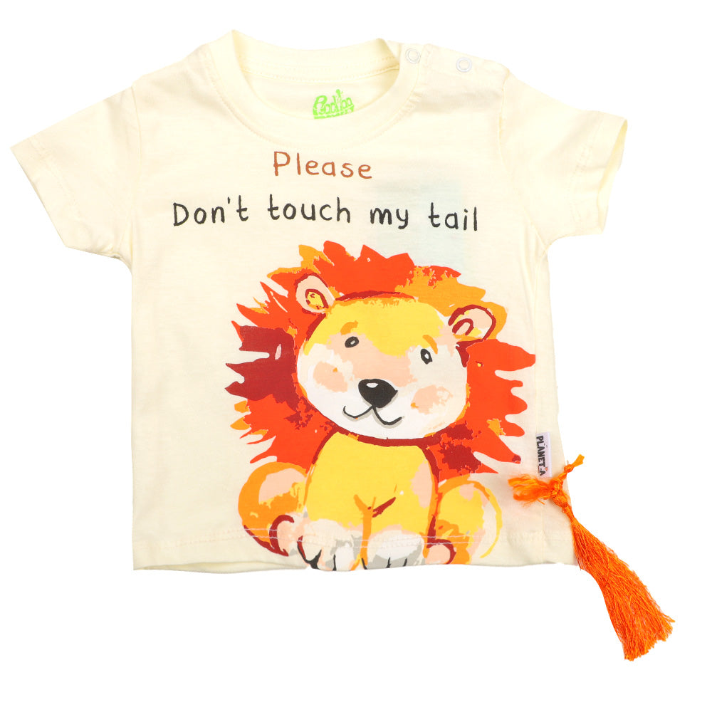 Infant Boys T Shirt My Tail - Lion
