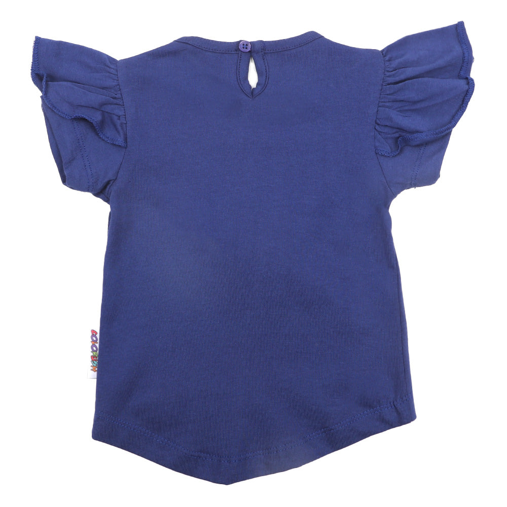Infant Girls T-Shirt Summer Lovin - Navy Blue