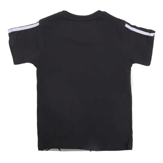 Boys T-Shirt Super Hero- Jet Black