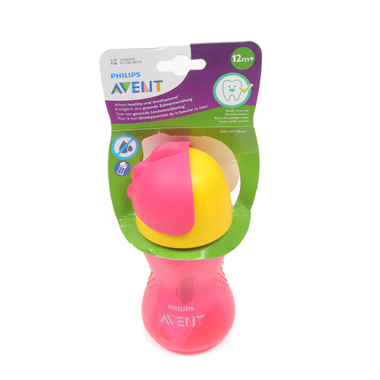 Philips Avent Straw Cup Pink - 300ml (SCF798/00)