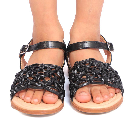 Casual Sandals For Girls - Black