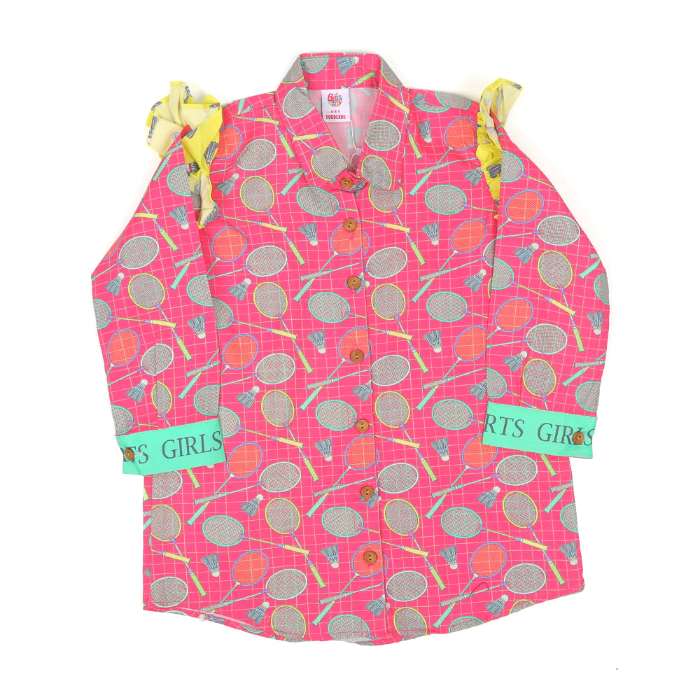 Sports Top For Girls - Pink