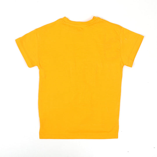 Infants Keep Smiling T-Shirt For Boys - Yellow