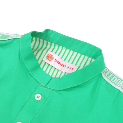 Boys Kurta Freedom - Green