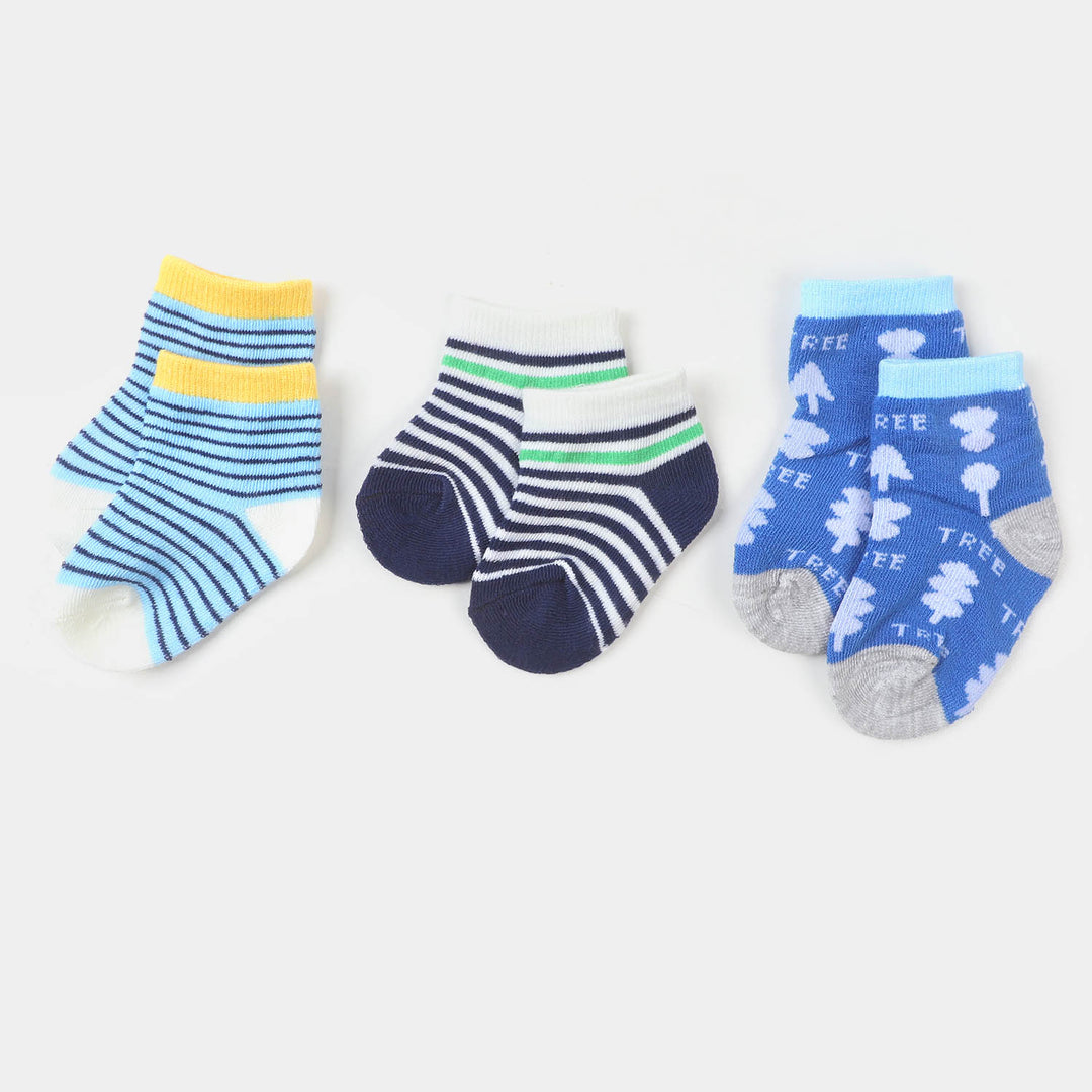 Infant Baby 3 Pair Socks | 0-12M