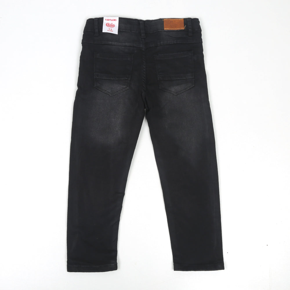 Denim Basic Pant For Boys - Black