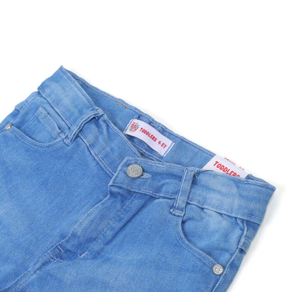 Denim Basic Pant For Boys - Ice Blue