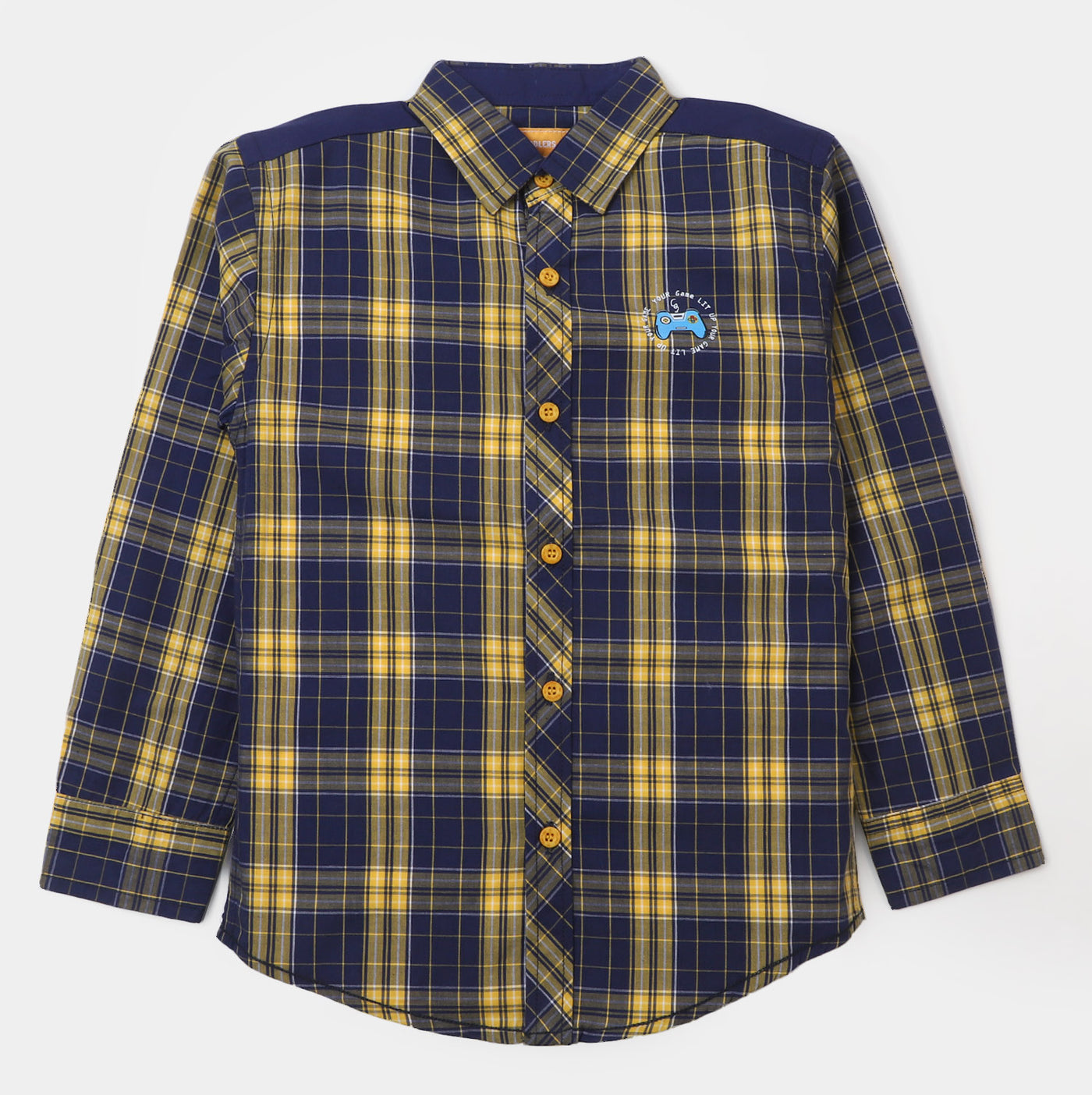 Boys Cotton Casual Shirt Game - Y-Check