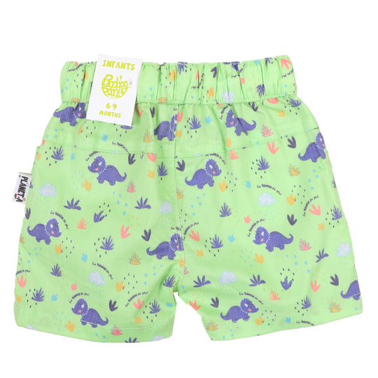 Infant Boys Short Cotton Rhino Park - Green