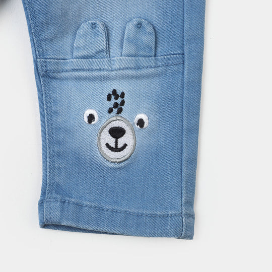 Infant Boys Denim Pant My Friend - Ice Blue