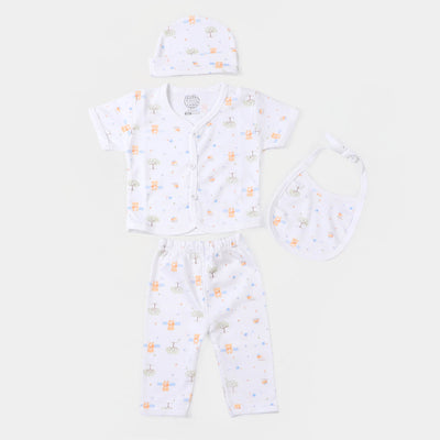 Infant Baby Cotton Summer 4PCs Set